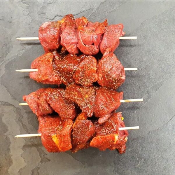 80g Minted Lamb Steak Kebabs x 4