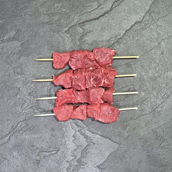 80g Sirloin steak kebabs x 4