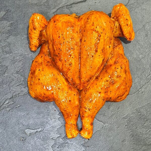 Spatchcock Chicken in Piri Piri